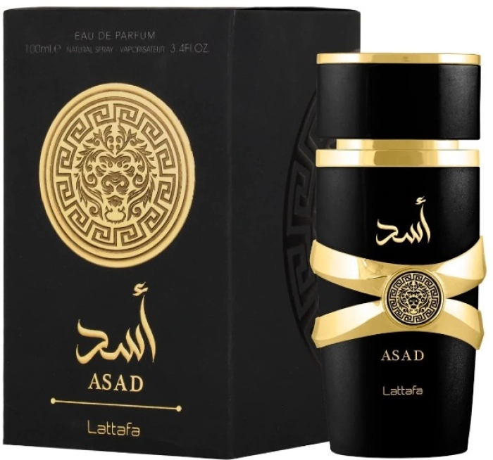 PERFUME ASAD BLACK LATTAFA 100ML | durratPerfumaria